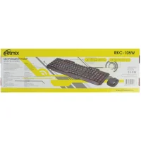 Комплект клавиатура + мышь Ritmix RKC-105W фото 10